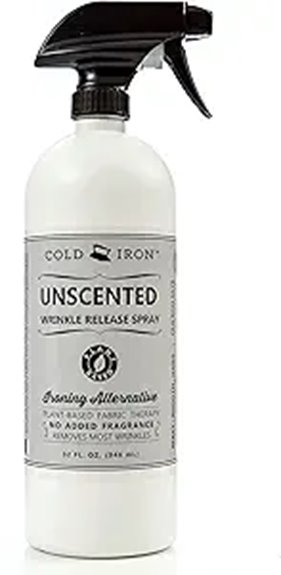 Wrinkle-Release Sprays That Keep Suitcase Fresh on the Go 6 cold iron 32oz unscented