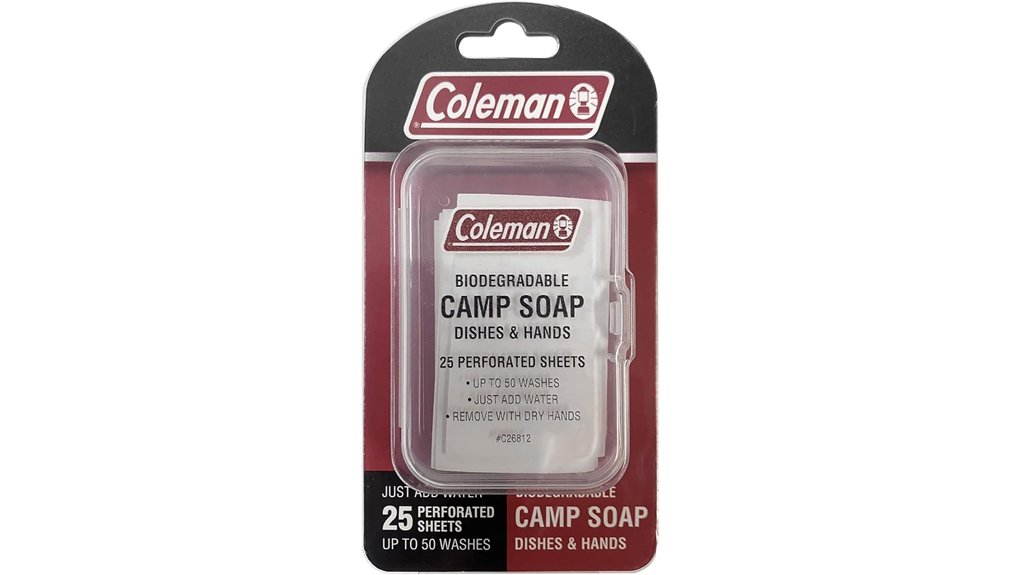 Travel-Friendly Soap Sheets That Keep You Fresh on the Go 9 coleman 25 tsa approved soap