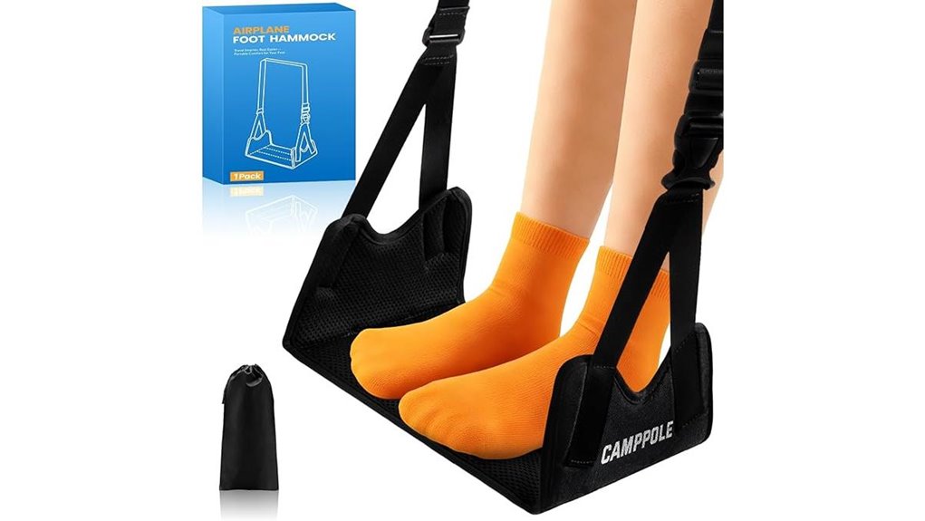 Best Foot Hammocks for Airplanes (Light, Adjustable) 7 collapse proof bamboo airplane footrest