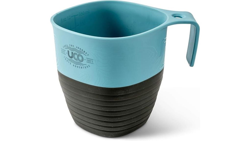 collapsible 12oz camping cup