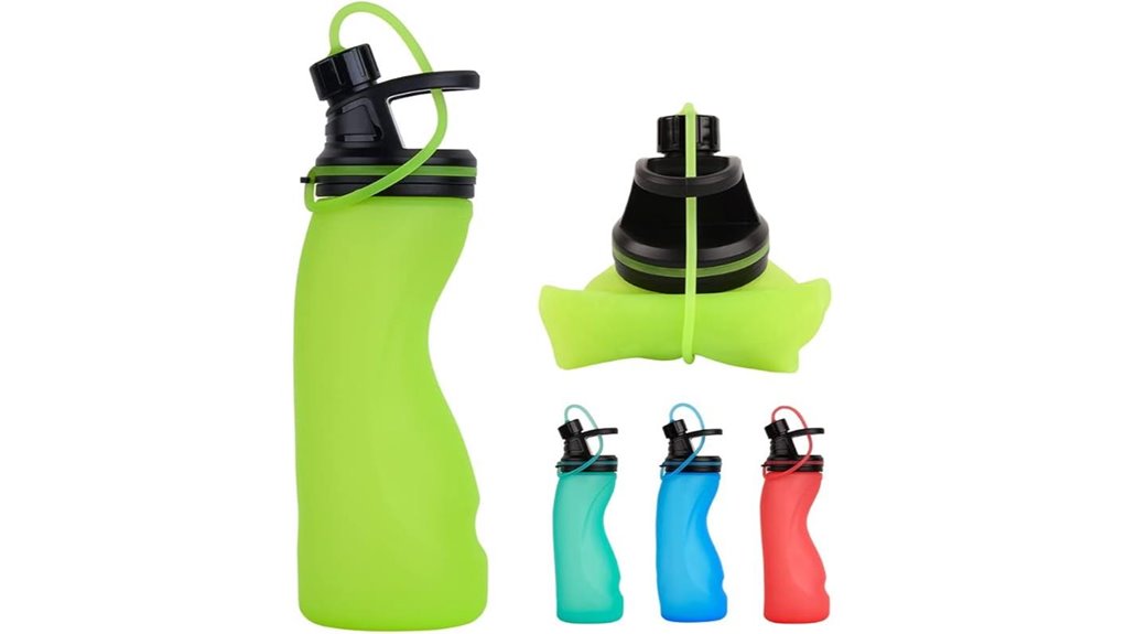 Foldable Water Bottles Airports That Pass Security Blindly 15 collapsible 17oz leak proof bottle