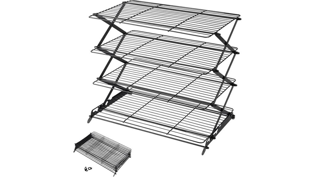 Ultimate Cooling Rack Baking Lovers Swear By 10 collapsible 2 4 tier rack