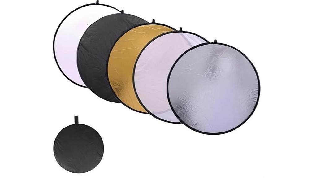 collapsible 5 in 1 light reflector bag