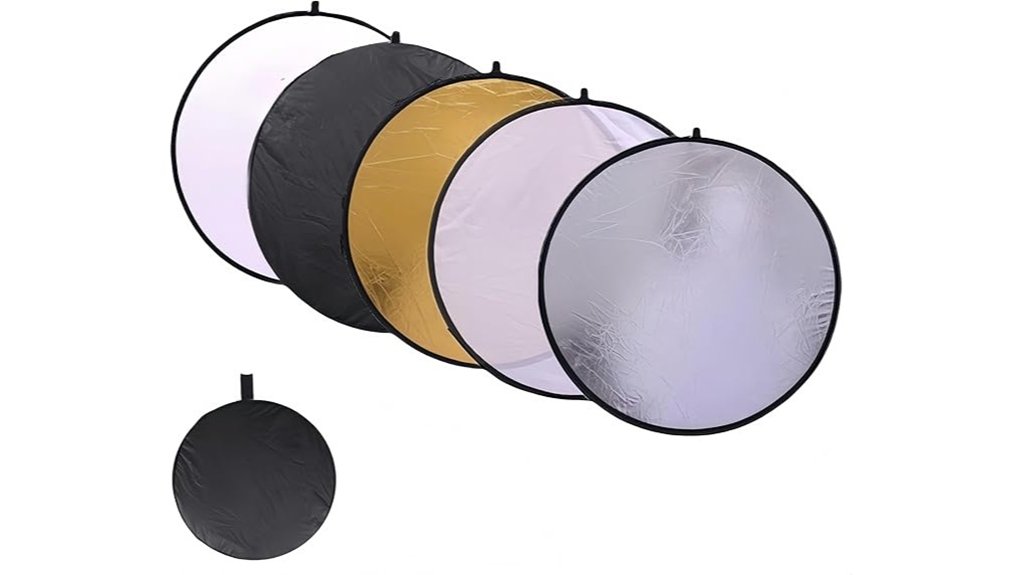 Compact Foldable Reflectors Every Travel Creator Needs 1 collapsible 5 in 1 reflector set