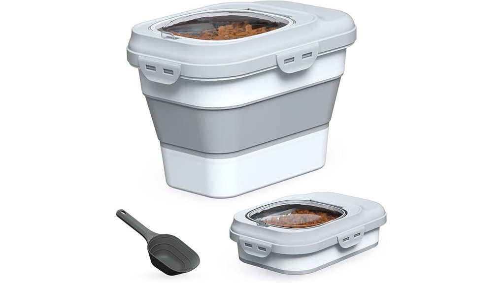 collapsible airtight dog food