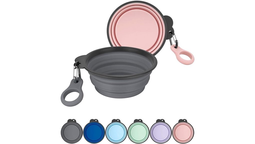 Top Collapsible Pet Bowls for Travel – Leakproof Fold‑ins 3 collapsible dog bowls 2 pack