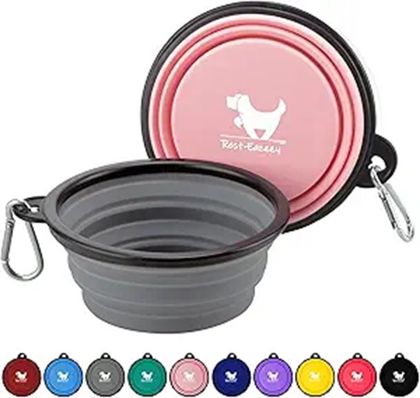 Top Collapsible Pet Bowls for Travel – Leakproof Fold‑ins 5 collapsible dog bowls bpa free