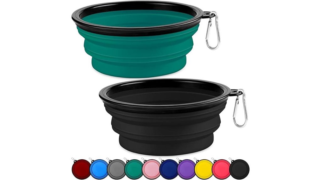 The Best Collapsible Water Bowls for Traveling With Pets 10 collapsible dog bowls pack