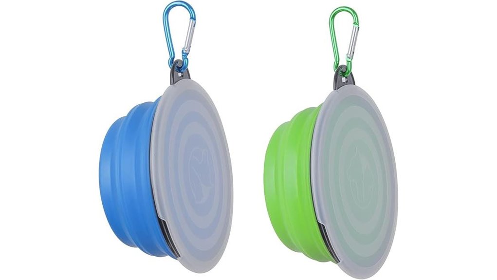 Top Collapsible Pet Bowls for Travel – Leakproof Fold‑ins 8 collapsible dual pet bowls
