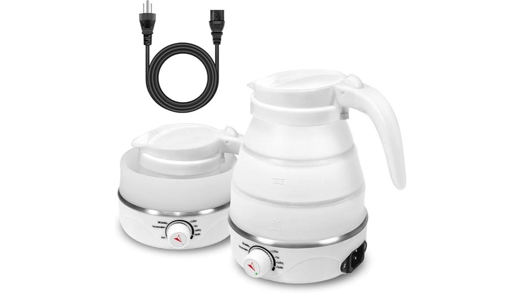 collapsible electric silicone kettle