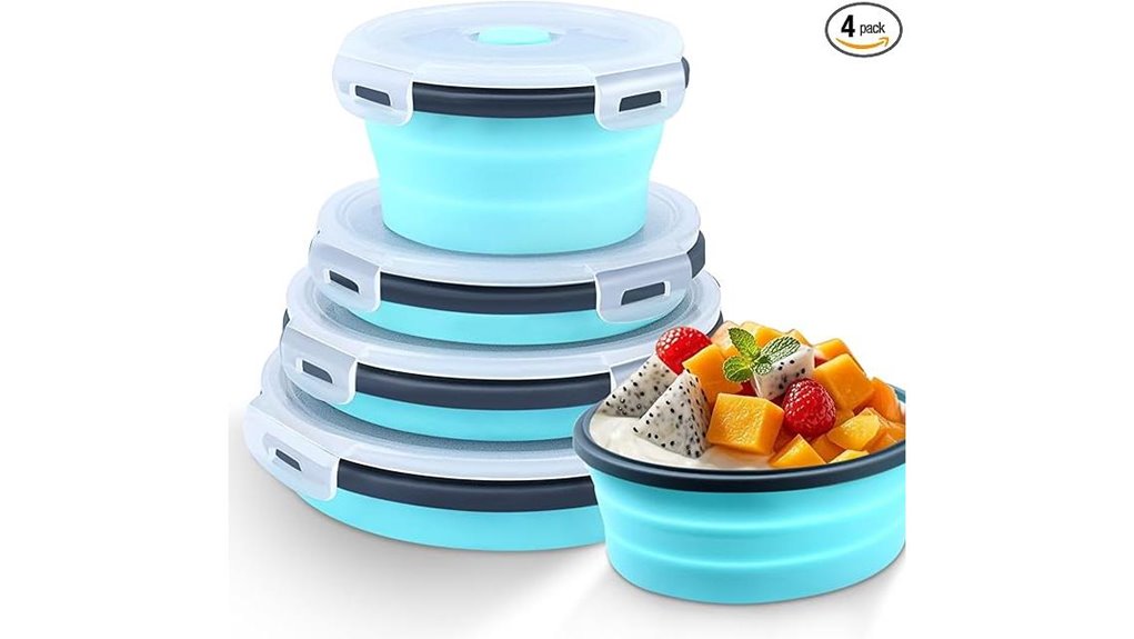 Collapsible Bowls That Keep Pack‑Flat Travel Meals Fresh 15 collapsible food storage containers