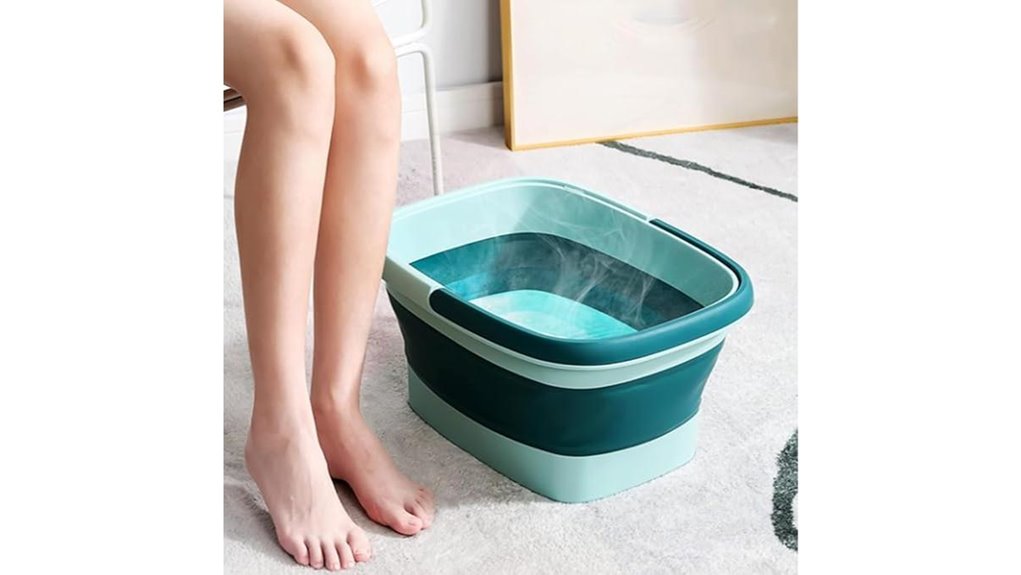 Foot Soak Bags (Collapsible Basin) for Top Relaxation 15 collapsible foot spa acupoint