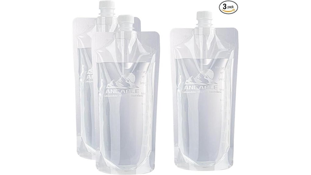 collapsible leak proof 1l pack