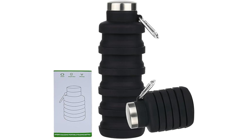 Best Collapsible Water Bottles with Leakproof Valves 14 collapsible leak proof lightweight bottle
