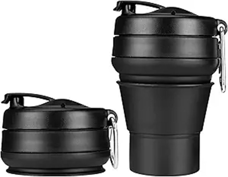Top Collapsible Coffee Cups That Make Travel Smoother 15 collapsible leakproof 16oz cup