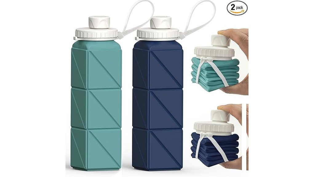 collapsible leakproof travel bottles