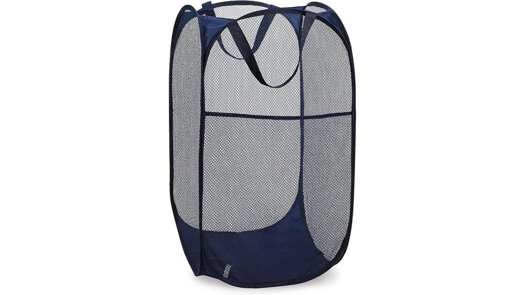 Packable Laundry Hampers for Long Stays (Pop-up Options) 7 collapsible mesh laundry hamper