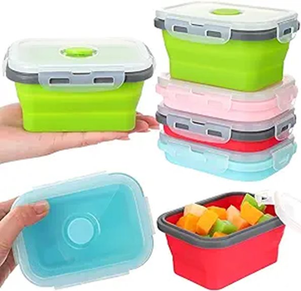 collapsible silicon camping bowls
