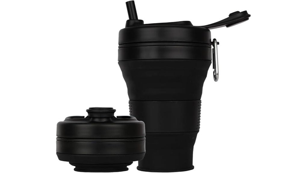 collapsible silicone 20oz mug