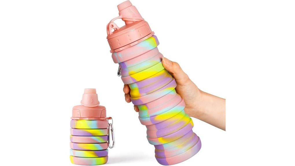 collapsible silicone bottle buckle