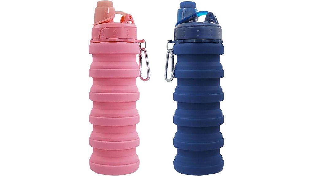 collapsible silicone waterproof bottle