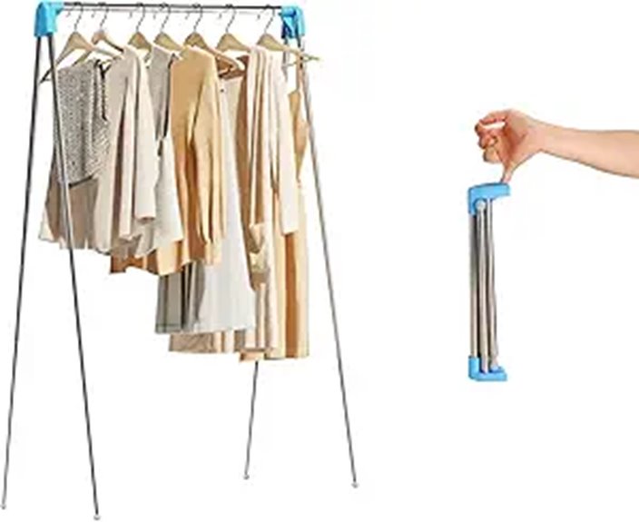 Best Compact Clothes Drying Racks for Travel That Fold Flat 11 collapsible travel garment rack