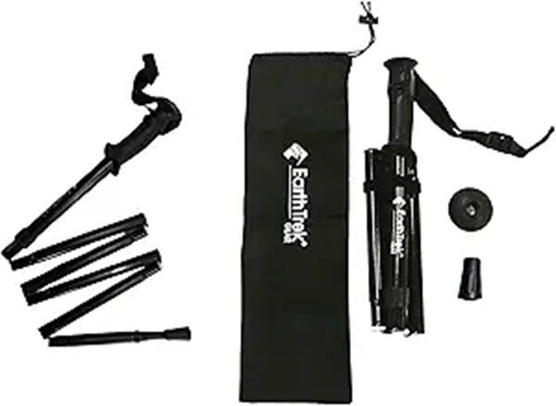 collapsible travel trekking pole