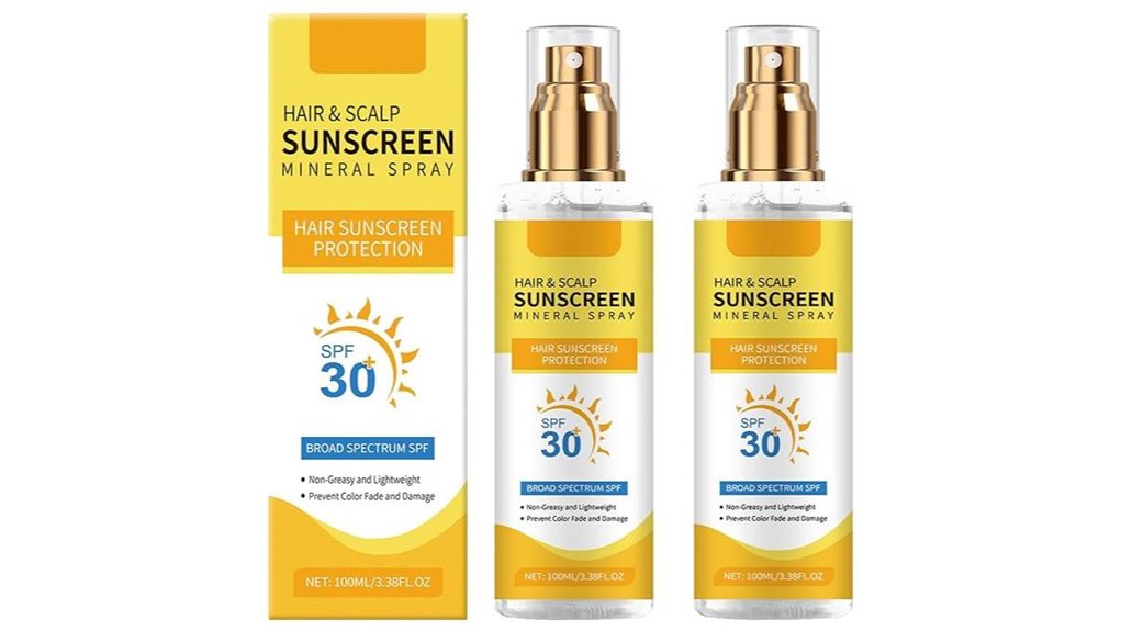 color lock spf30 hair scalp