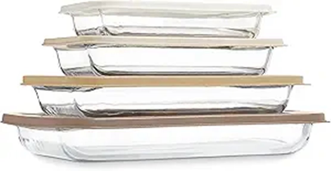 colorful 8 piece glass set