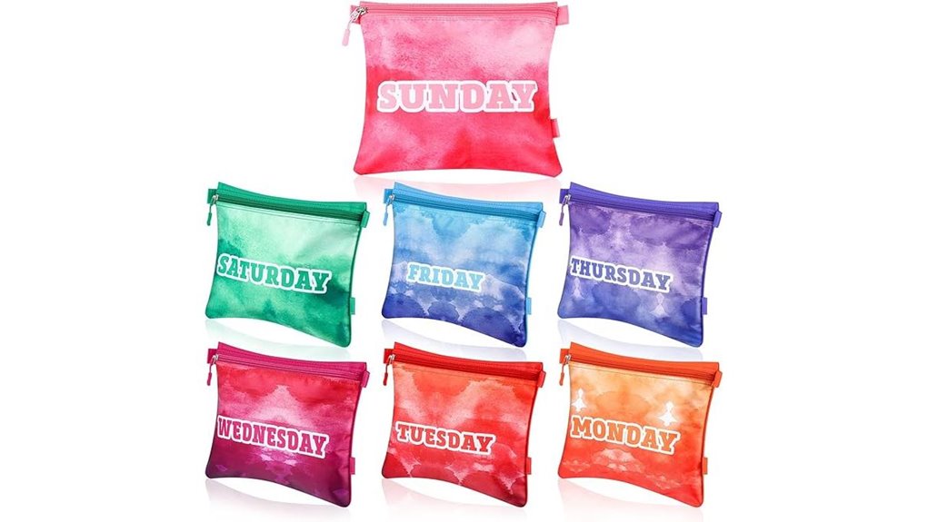 colorful compression packing cubes