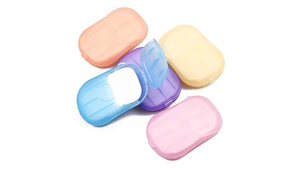 Travel Dish Soap Sheets: Tiny, Useful Cleaners for On-the-Go 4 colorful disposable hand soap