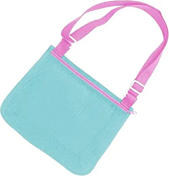 Top Mesh Bags to Organize Your Beach Toy Collection 8 colorful mesh beach bag