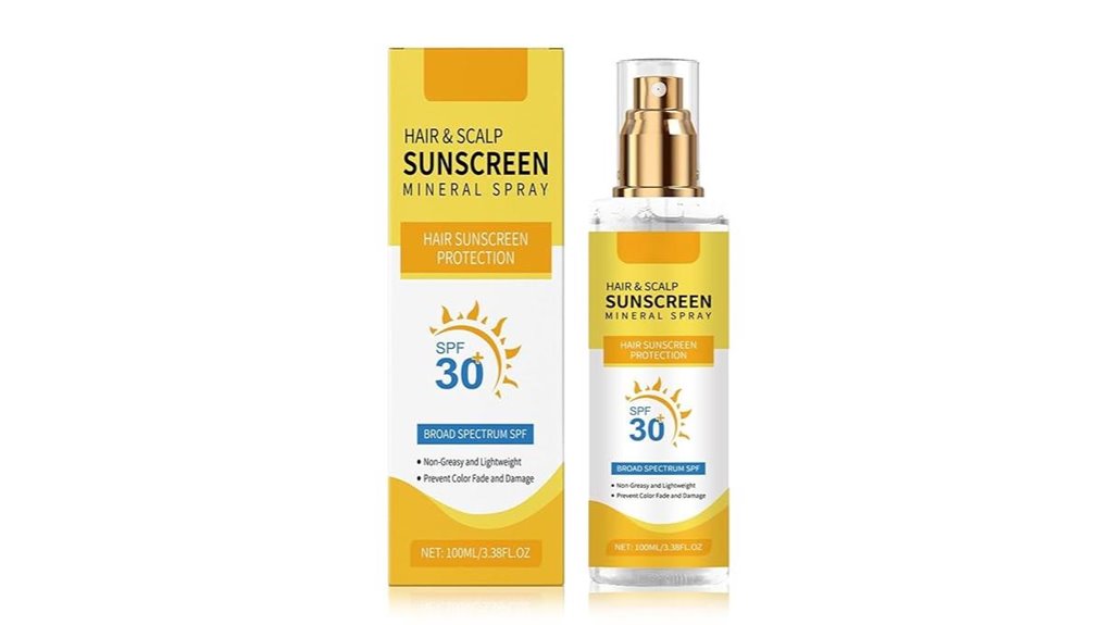 colorsafe hair scalp spf30
