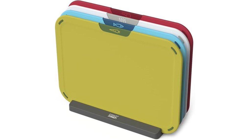Best Cutting Board Set (Color-Coded) for Kitchen Organization 5 colour coded cutting board set