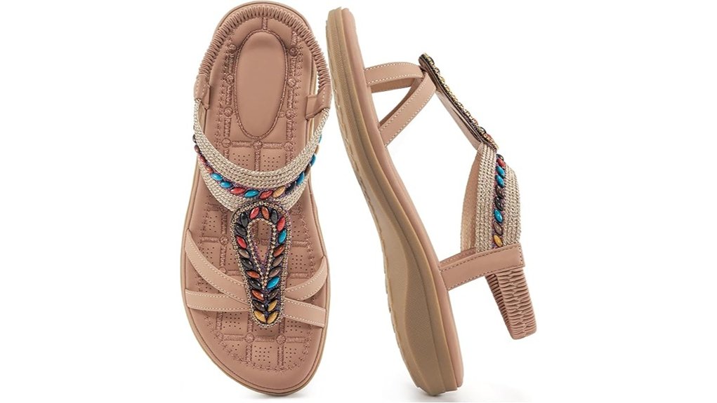 comfortable bohemian orthopedic sandals