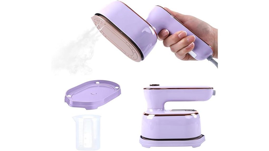 Best Mini Garment Steamers for Travel: Folding Handles 14 compact 1000w travel iron