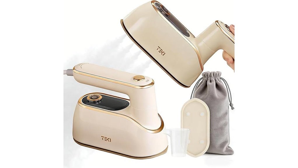 Best Mini Garment Steamers for Travel: Folding Handles 10 compact 1200w travel steamer