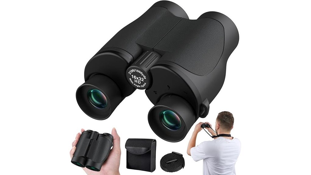 compact 16x32 birdwatching binoculars