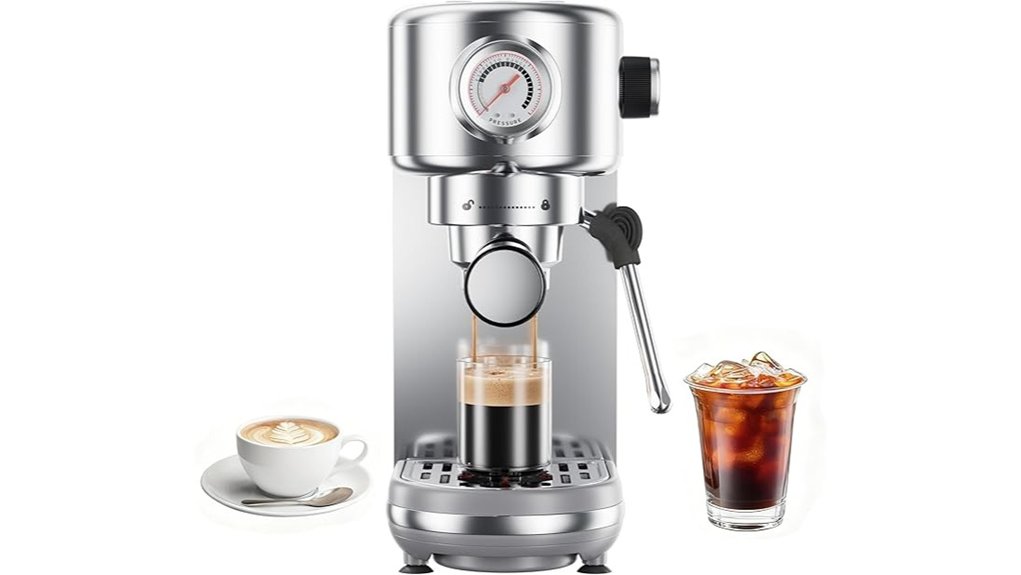 compact 20 bar espresso frother