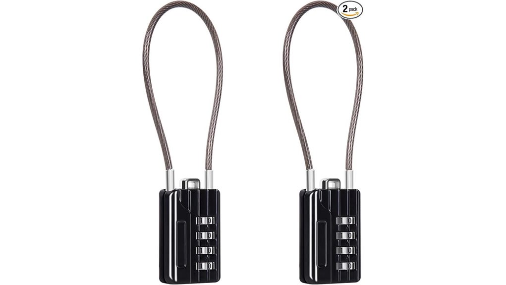 Best Long-Length Cable Locks Every Hostel Locker Deserves 3 compact 4 digit cable padlock