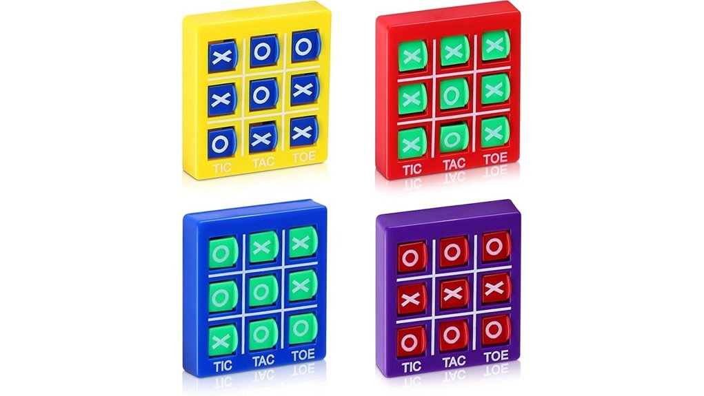 Best Portable Board Games Every Traveler Will Love 14 compact 4 pack travel tictactoe