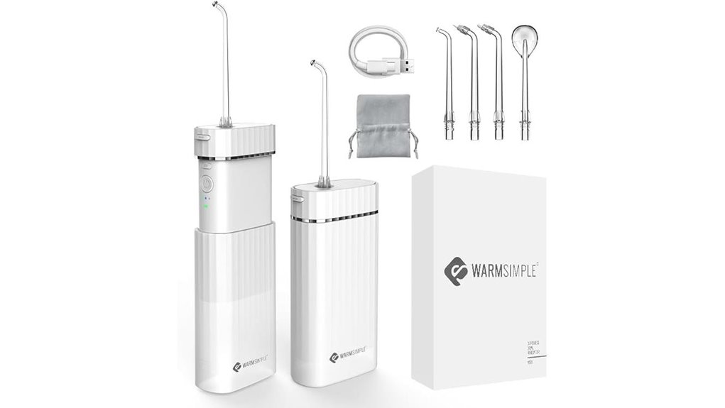 Best Travel-Ready Mini Water Flossers USB Rechargeable 13 compact 4 tip 3 mode flosser