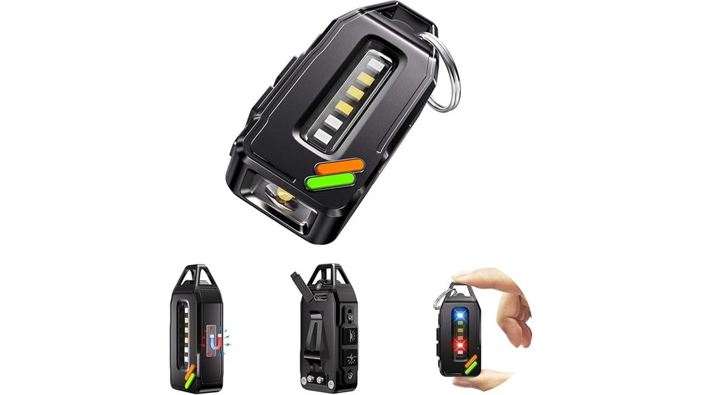 Mini Flashlights Travel Emergencies: Rechargeable vs Battery 14 compact 500 lumen 9 mode flashlight