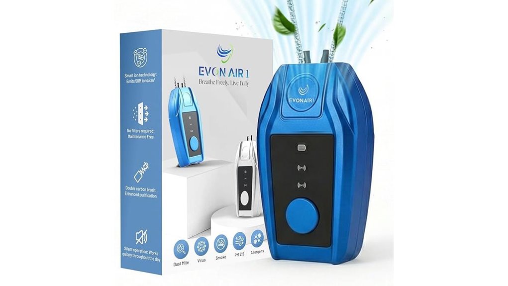 compact 75 hour 500mah ionizer
