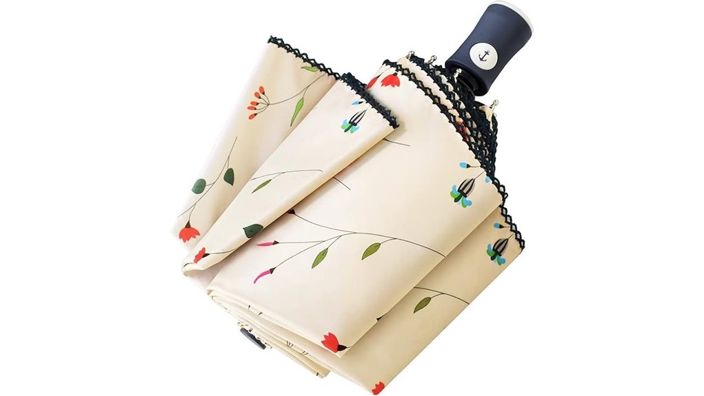 compact auto fold uv umbrella