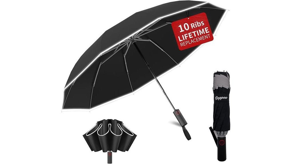 Travel-Friendly Umbrellas for Tall People (Extra Canopy) Best 13 compact automatic uv windproof