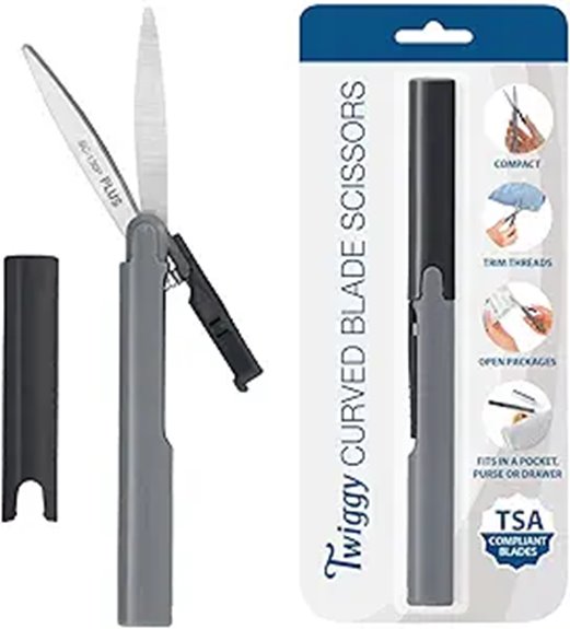 Small TSA-Friendly Scissors That Pass Security on Every Trip 12 compact charcoal tsa scissors