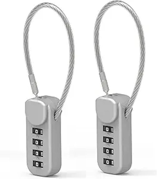 compact combo cable luggage lockers
