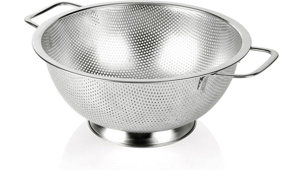 compact dishwasher safe 3 quart colander