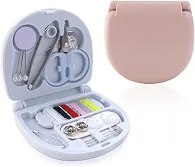 Travel Sewing Kits With Must‑Have Needles Inside 6 compact dual sewing toolkit